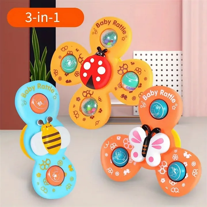 Adorable Baby Rattle Spinners