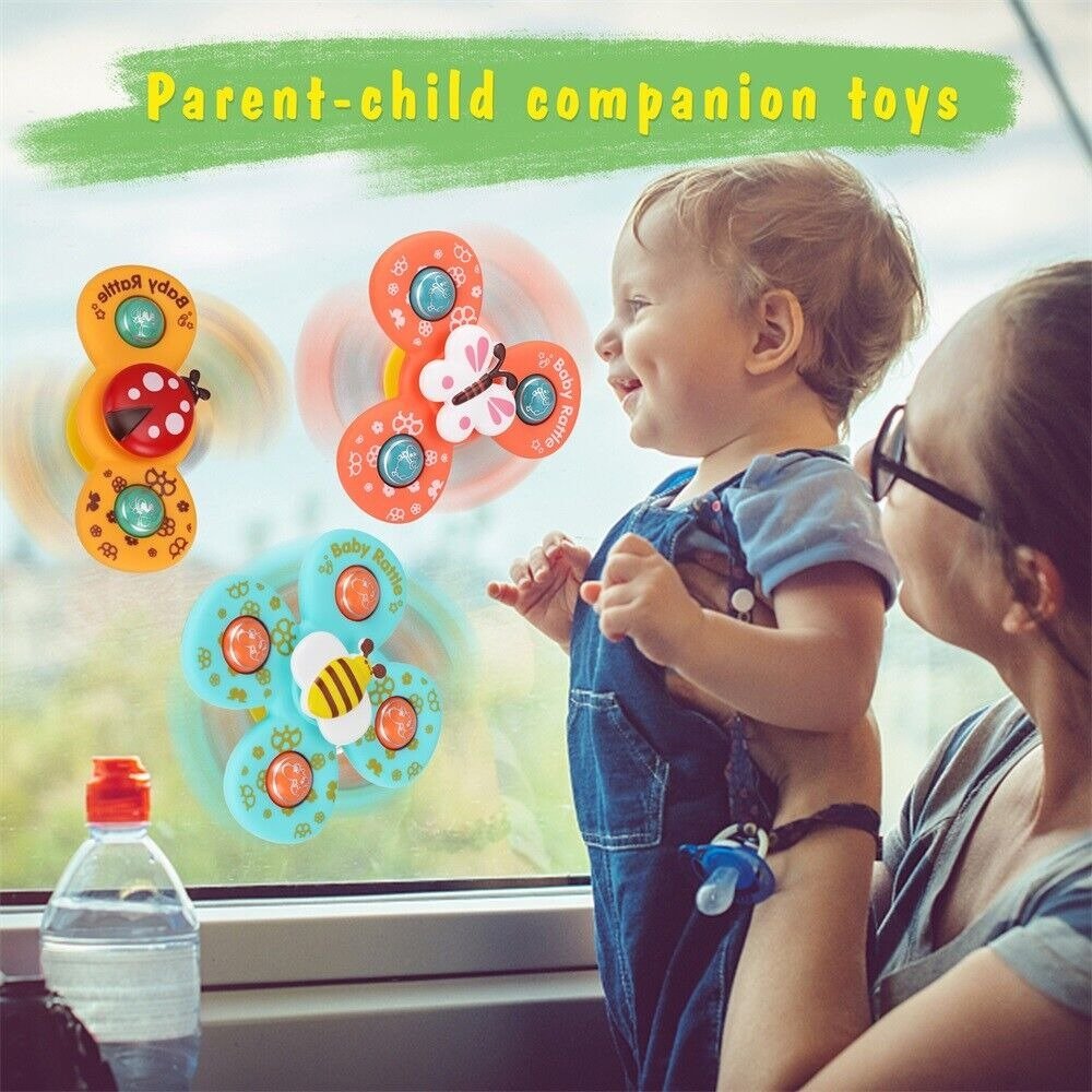 Adorable Baby Rattle Spinners