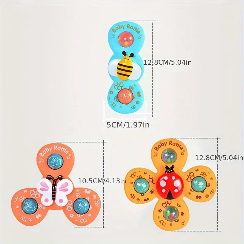 Adorable Baby Rattle Spinners